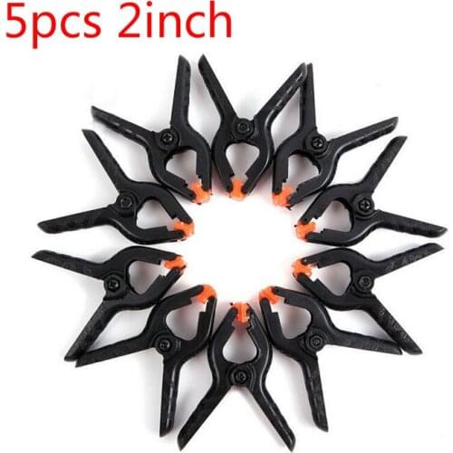 5pc 2inch Diy Tools Plastic Nylon Toggle Clamps For Woodworking Spring Clip Photo Studio Clamp Hot Sale Wooden Clip