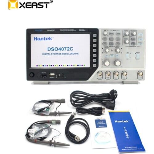 Hantek DSO4072C Digital Storage Oscilloscope 2CH, 70MHz, Scopemeter Multimeter, Waveform Generator, External Trigger Scopemeter
