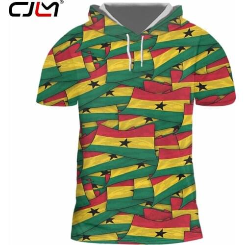 CJLM Summer Casual Mens Tee Shirt New 3D Printed Senegal Flag Paved 7XL Costume Man Country Customizable full body printing