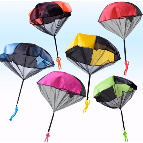 Hand Throwing Parachute Kids Outdoor Funny Toys Game Play Educational Toys for Children Fly Parachute Sport Mini Soldier Toy