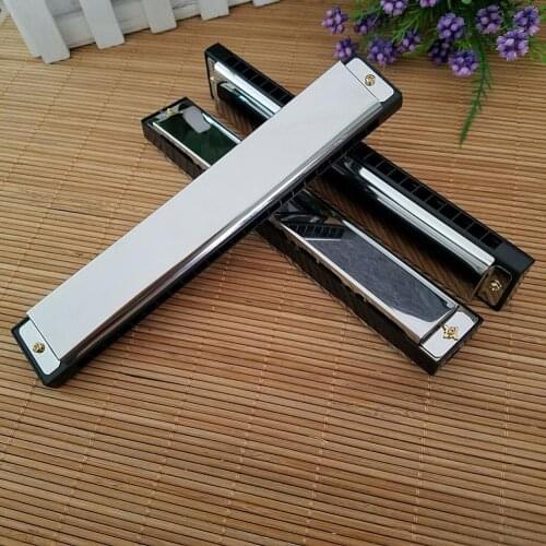 24 Holes Tremolo Key C Harmonica Mouth Organ Kids Musical Instrument Toy Gift For Beginner Harmonica lover