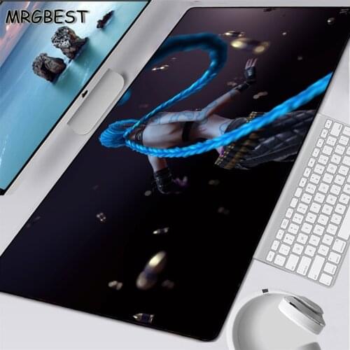 MRGBEST Large Size XL 900x400x3mm League of Legends Anime Sexy Girl Game Mouse Pad Lockedge Non-slip Keyboard Laptop Table Mat