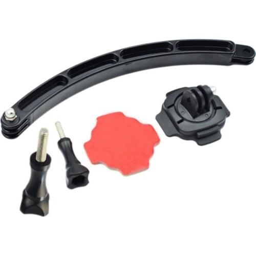 Arm w/ Mount fr Helmet, 360 degrees rotation, w/ lock & strong sticker for GoPro