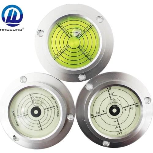 Metal Luminous Crane Heavy Industry Mechanical Spirit Level Bubble Night Vision Circular Universal Level Bubble