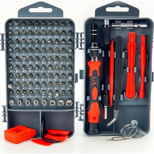 Multifunctional Screwdriver Set Screwdriver Bit Set 115 in 1 Multifunctional Precision Mobile Phone Home Repairer Hand Tool