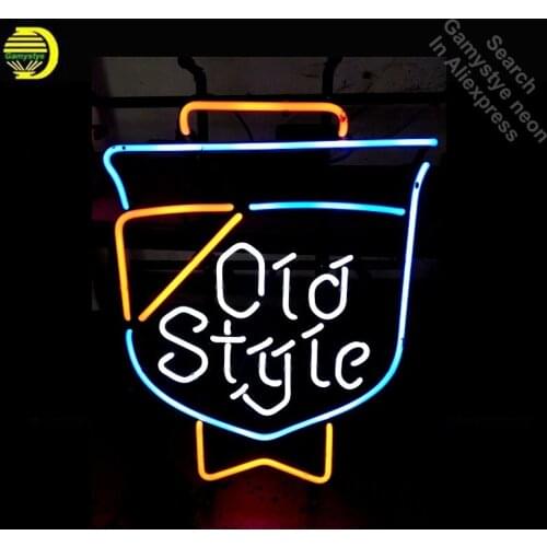 Neon Sign for ML Chicago Cubs Old Style Baseball Neon Bulb sign handcraft neon signboard Art Iconic neon light anuncio luminos