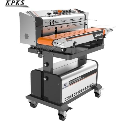 Continuous Vacuum Sealing Machine Vacuum Sealing Packaging Machine Automatic Food Inflatable Sealer 220V LF1080A/LF1080B