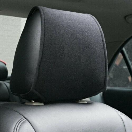 1pcs Car Seat Back Headrest Pillow Dustproof Cover Cotton Support Pad 62x14cm F0X3
