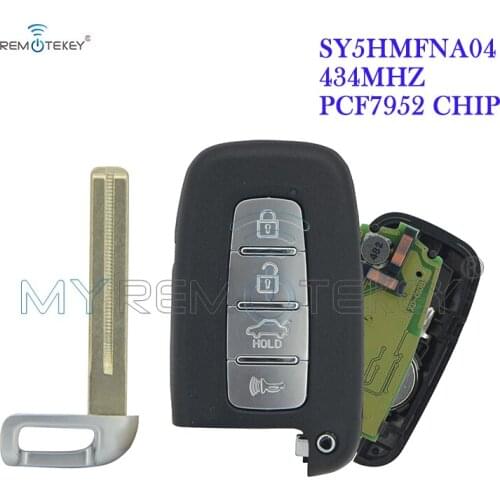 Smart Remote Key Accent Elantra IX35 Smart Key 4 Button 434Mhz for Hyundai Car Key Remtekey