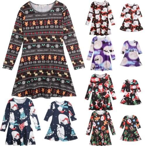Family Christmas Pajamas Set Warm Adult Kids Girls Mommy Sleepwear Nightwear Mother Daughter Clothes Matching Family Outfits
