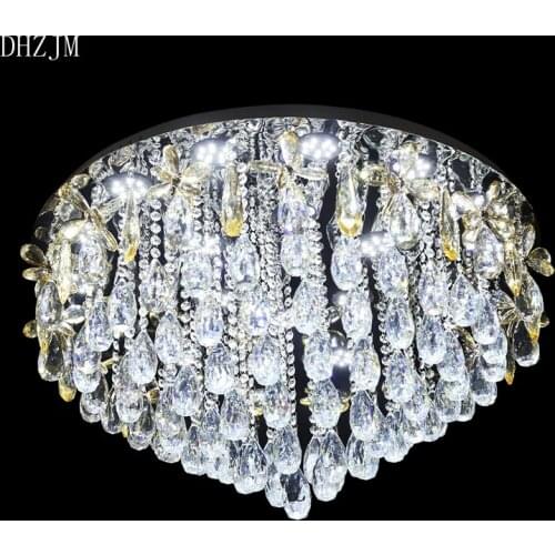Modern Crystal Chandelier K9 Crystal Luminaria 110V-220V Home Lighting Living Room Chandelier Ceiling Home Lighting