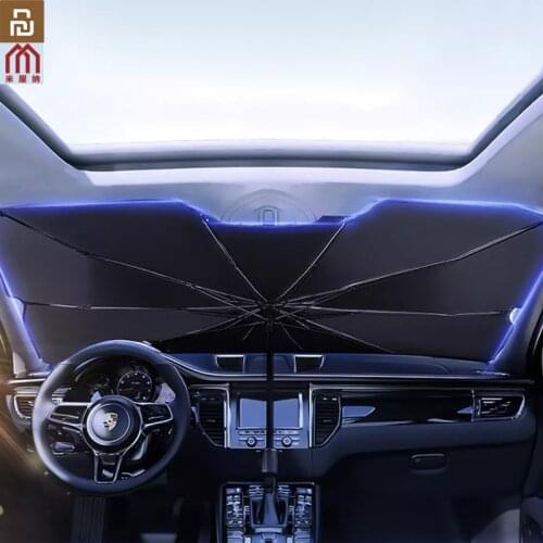 Youpin Car Retractable Sunshade Heat Insulation Front Windshield Umbrella Foldable Sun Shade Cover Scereen Protector