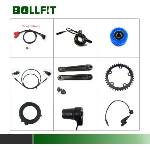 Ebike Electric Bicycle Part Tongsheng TSDZ 2 Conversion Kit Crank Arm Crankset Mid Drive Motor Accessories VLCD5 Nylon Gear