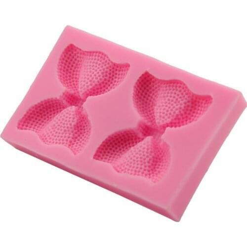 1Pcs Cake Mold Bowknots Flower 3D Fondant Mold Silicone Cake Decorating Tool Chocolate Soap Stencils Kitchen Baking Accessories