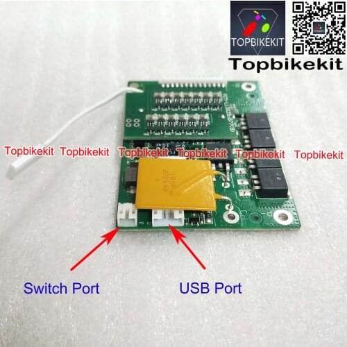 10S 13S Hailong battery 1-2 BMS 25A/30A 10S 13S with power switch and USB for Big hailong case max can fit 65pcs 18650 cells