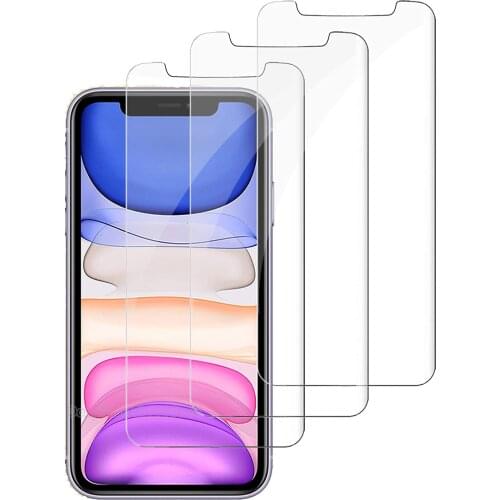 4 Pack Screen Protector For iPhone 11 Pro Max XR Tempered Glass Protective Film