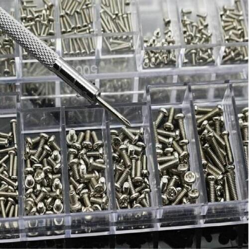 500Pcs 18 Types Mini screw DIY Kit Laptop Computer Assemble Repair Screw Fastener set