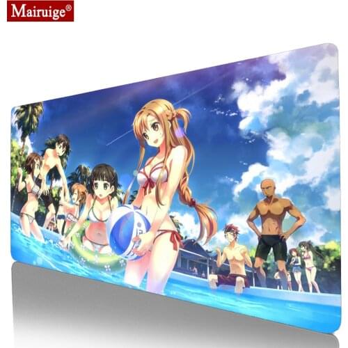 Darling In The Franxx Girls Large Mousepad 90x40cm/80x30cm Gaming Desk Mat Mouse Pad Xxl DIY Custom Computer PC Mat Mouse