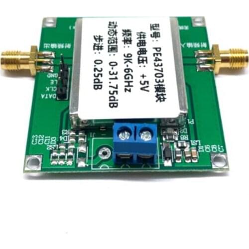 PE43703 RF Digital Attenuator Module 9K-6Ghz 0.25DB Step TO 31.75DB For Ham Radio Amplifier