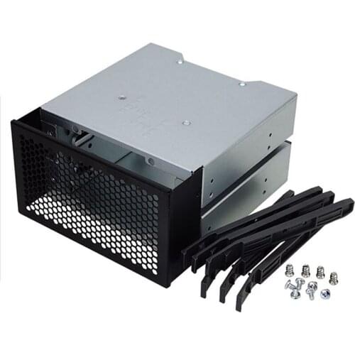 3.5 To 5.25 Hard Disk Cage Rack Hard Disk Bracket Support Three-Disc For Hard Disk Box Computer Storage Expansion