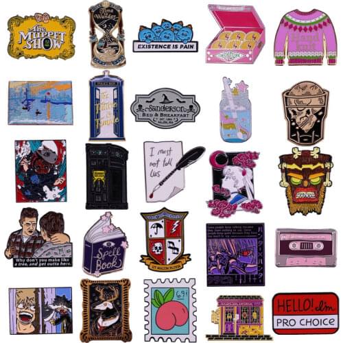 GAIYI Brooches Girl On Clothes