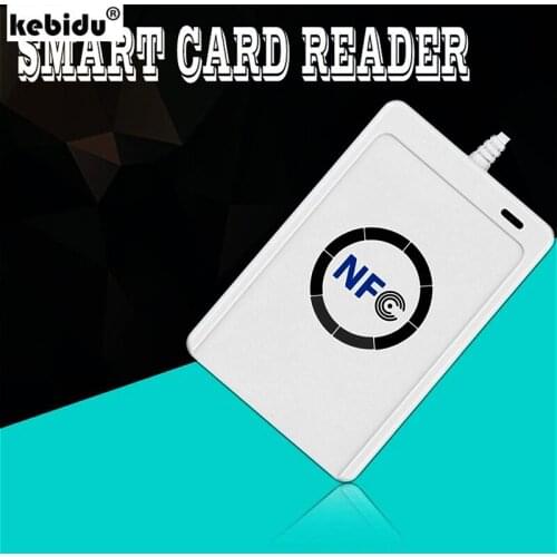 Kebidu Hotest NFC ACR122U RFID smart card Reader Writer Copier Duplicator clone software USB S50 13.56mhz ISO 14443+5pcs UID Tag