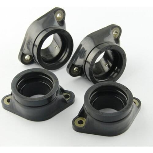 4pcs Motorcycle Carburetor Interface Manifold Intake Glue For Suzuki GSX750F GSX750 GSXR750 13104-17C01 13102-17C01 13101-17C01