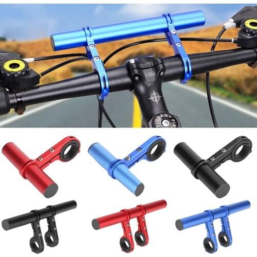 Bicycle Handlebar Extender Mount Mountain MTB Bike Cycling Headlight Bracket 10CM/20CM Lamp Flashlight Holder Tube Accessorie