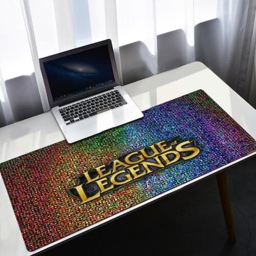 League Of Legends Mouse Pad Gamer Gaming Computer Desk Mat Pc Complete Mausepad Anime Mouse Mats Xxl Pad On The Table Mousepad