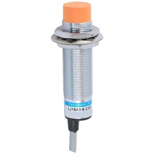 Proximity Switch LJ18A3-8-J/DZ Metal Sensor AC110V-220V 2 Line M18 Normally Close Detection Distance 8MM