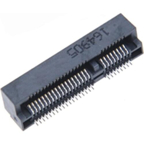 Mini PCIE 52Pin Connector Socket 5.2mm Mini PCI-Express 52Pin Slot 4.00mm 5.20mm 5.60m 7.00mm 8.00mm 9.00mm 9.90mm High Adapter