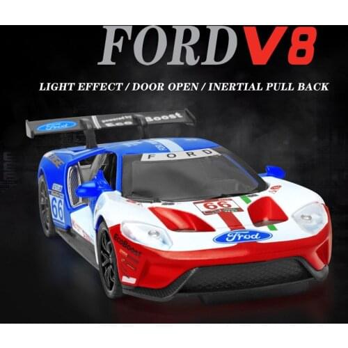 1:32 FORD V8 Race Toy Car Metal Toy Diecasts & Toy Vehicles Car Model High Simulation Car Toys For Children Christmas gift