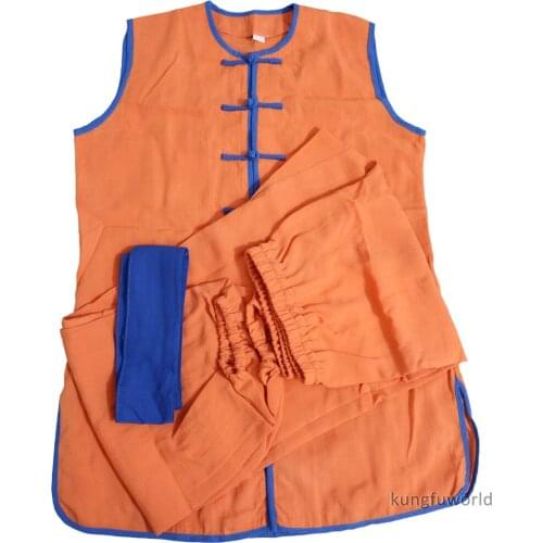 Soft Linen Nanquan Tai chi Uniform Martial arts Kung fu Clothes Wushu Suit Wing Chun Jacket and Pants Custom Service