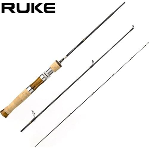 2018 RUKE New Fishing Rod Super Light, Super Soft Rod, 1.4m 3 Sections, Portable for Fishing, High Quality and Classical rod