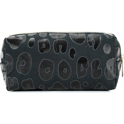 Newest Arrival Cosmetic Bag Portable Leopard Print Makeup Bag Storage Case Handbag for Toiletries Cosmetics