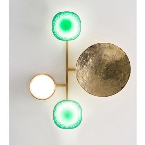 New Vintage Novelty Copper Led Wall Lamp Indoor Atr Decoration For Parlor Bedroom Bedside Aisle Diningroom Led Wall Light Sconce