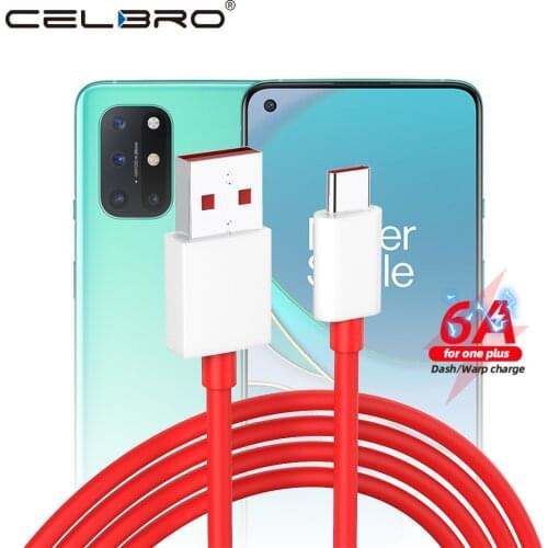 Original Warp Charge Cable for Oneplus Nord One Plus 8 Pro 7 7T N100 Dash Charger Cable USB Type C Fast Charging Wire 6A 4A Usbc
