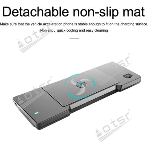 QI car infrared wireless charger For BMW 3-series 2018-2019 infrared Fast Wireless Charging Car Phone Holder for iphone/Samsung