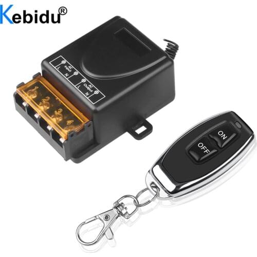 Kebidu 110V 240V 30A Relay Wireless RF Smart Remote Control Switch Transmitter+ Receiver 433MHz Remote controller