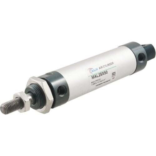 MAL25X50 25mm Bore 50mm Stroke Single Rod Double Acting Air Cylinder