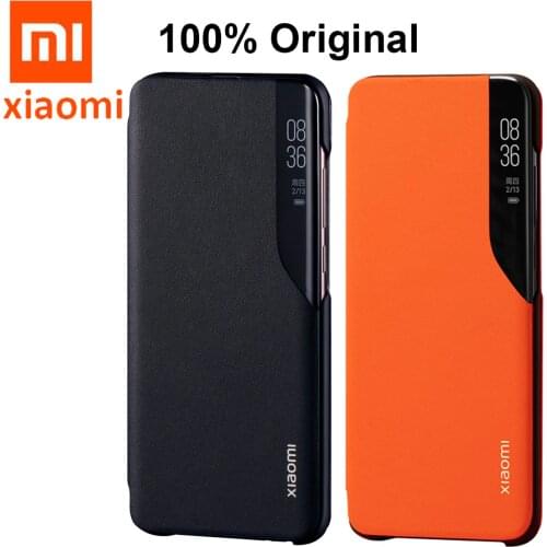 Xiaomi MI 10 Flip Case 6.67" Original Xiaomi Brand Smart wake up sleep Case MI10 10PRO 5G Global PU Leather Cover Xiaomi 10 case