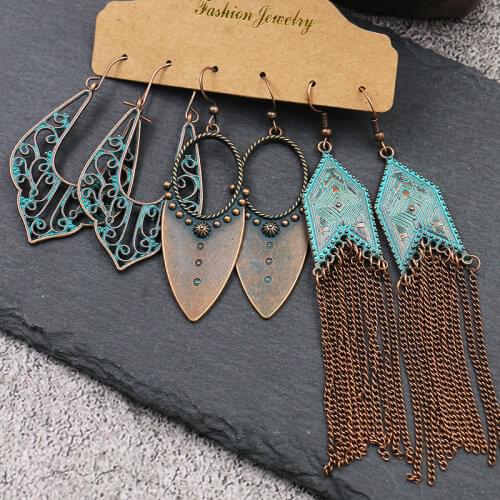 Ear Jewelry Sun Moon Asymmetry Drop Earrings Stone Earrings Gothic Bohemia Boho Dangle Earrings Hook Jewelry Earrings Irregular