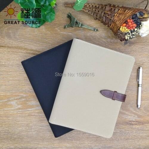 Journal Binder 6 Rings File Folder A5 Leather Notebook Cover Agenda Folder Organizer Bag Gift Set For School Stationery Products