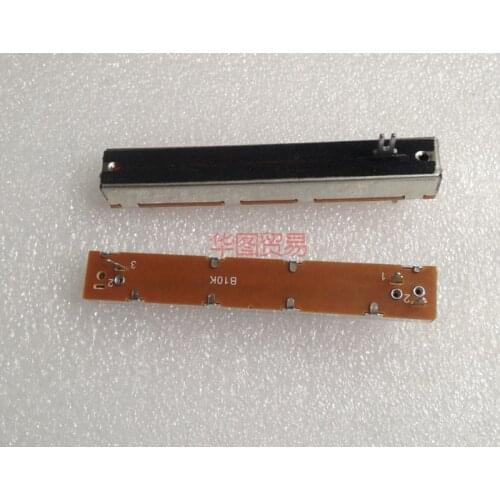 1pcs B10K Mixer Straight Slide Single Slide Potentiometer SL608N / Handle Length 15MMC
