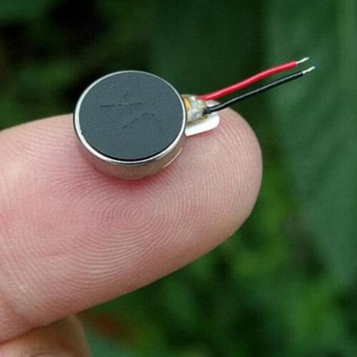 1pcs Brand new Flat 10*2.7MM button motor 10mm vibrating motor 2V~5V micro DC motor