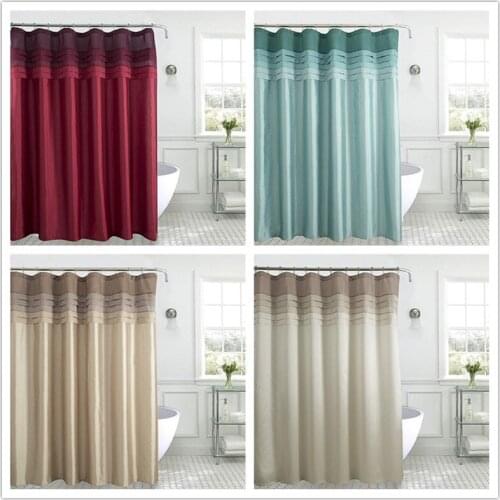 GY3510 Gyrohome Seattle Polyester 1PC Shower Curtain Waterproof Bathroom Bath