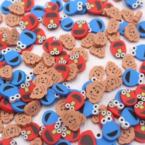 100g/Lot Slime Accessories Cartoon Sheep Mouth Mixed Slices Soft Pottery Sprinkles for Decoration Kits