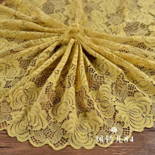 20.5cm wide elastic hollow eyelash lace lace skirt hem tube accessories 3meter