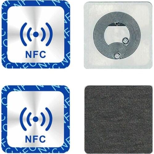 6PCS Universal NFC Ntag213 Tags Anti Metal Sticker NTAG 213 Metallic Badges Token Label for Smart Mobile Phones