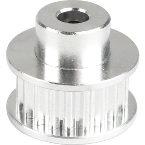 Aluminum 3GT 20 Teeth Timing Belt Pulley Flange Synchronous Wheel for 3D Printer NK-Shopping